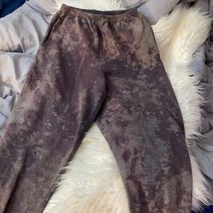 Cool tyedye sweat pants. Kids size 10/12, runs big